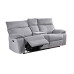 Oxford Fabric Reclining Loveseat